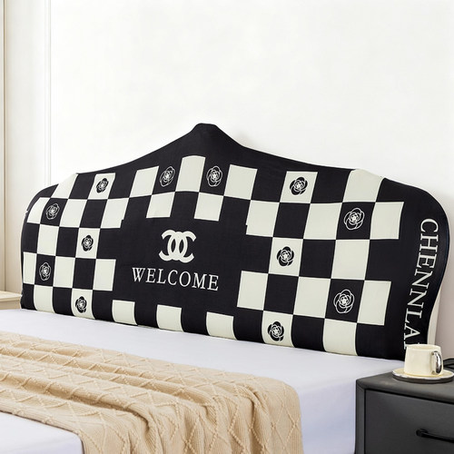 诗蝶欧式床头罩全包弹力加厚