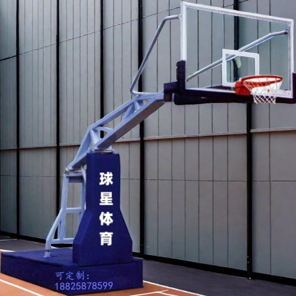 室内升标准电液压篮室降外手动篮球架动成用人户外189移动家比赛