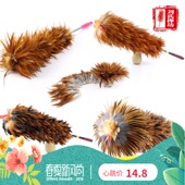 鸡毛掸子伸缩扫灰除尘掸家务洁车用加厚掉毛禅子鸡毛扫