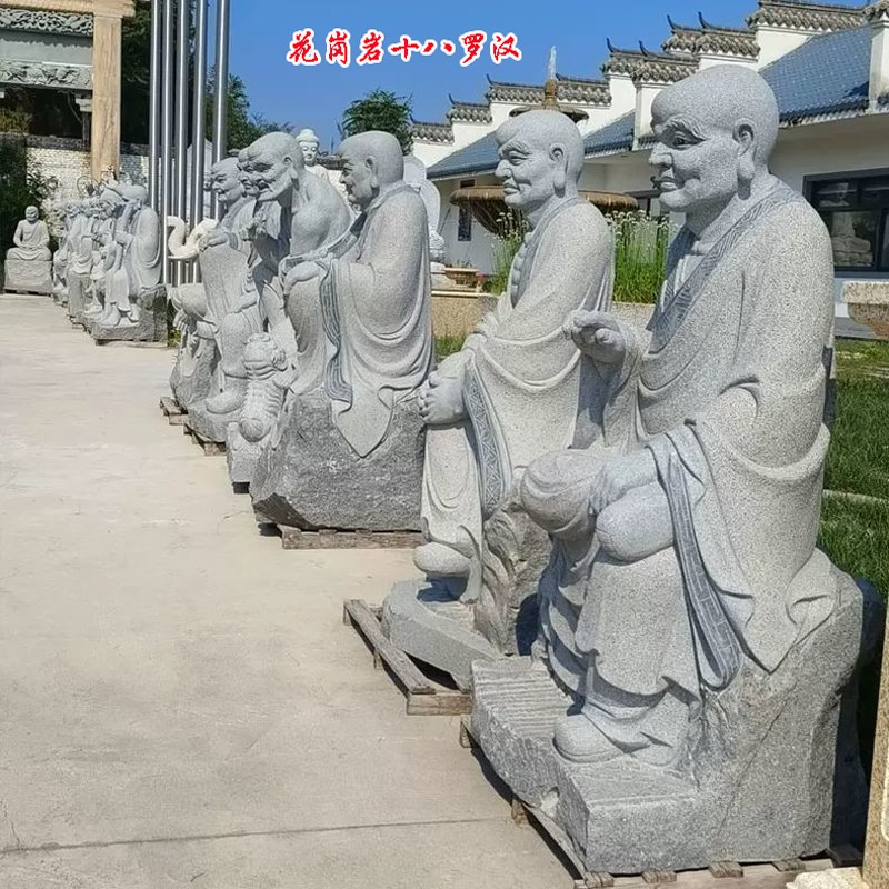 大理石雕花岗岩汉白玉滴水观音地藏王佛像三面文殊菩萨户外定制