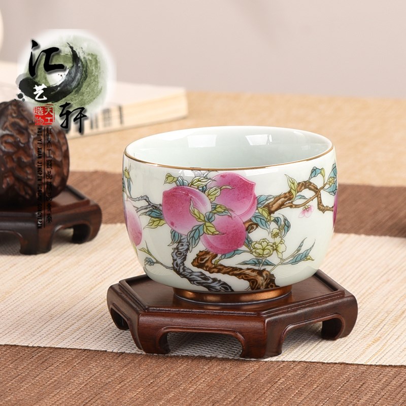 酸枝实木印章薄底座方形玉器文玩微型盆景茶壶底座复古整木托