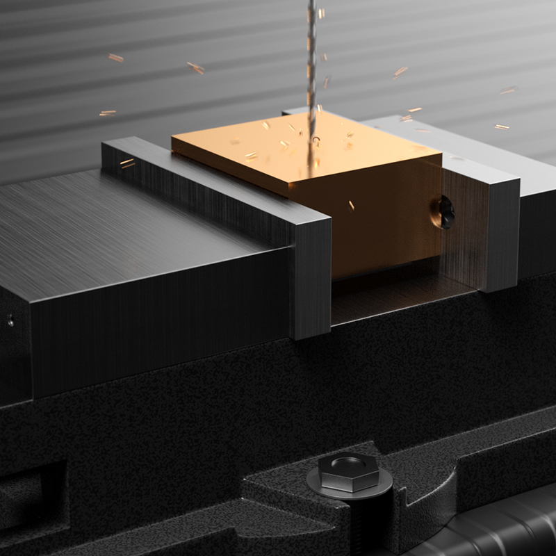 易之力精密平口钳重型机用角固式台钳寸5寸寸寸铣床专用虎钳