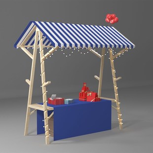 集市摊位木制活动棚架商场售货车车夜市出租摆摊市集展示架