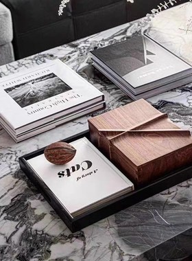 样板间真书建筑档装饰艺术画册客厅书房书架书桌办公道具书