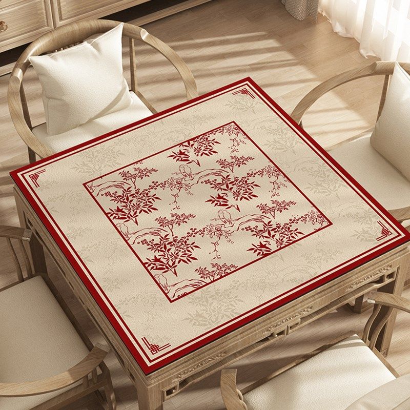 麻将桌布新年新打扑牌台面加厚消音垫八仙桌麻将机正方形垫,居家布艺,桌布,淘宝优惠券,粉丝福利购,淘宝优惠卷