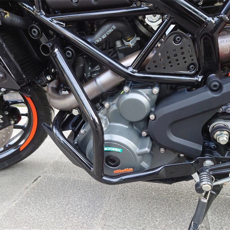 390护杠duke0改装保险杠390发动机车身保护架护杠配件