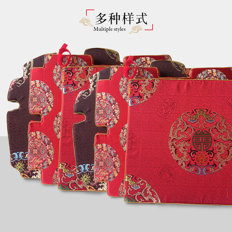 现代红木茶椅坐垫圈椅太师椅做垫沙发榻榻垫椰丝棕垫