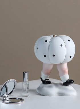 创意南瓜行走物客厅电视柜摆设样板间儿童房软装饰