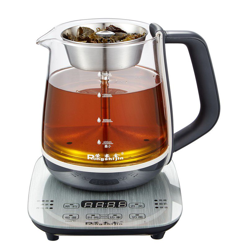 荣事金煮茶器煮茶壶全自动泡茶壶蒸茶器煮茶炉蒸汽喷淋式茶具