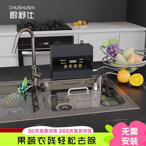 超声波清洗机家用机多功能果蔬去农残杀毒便携式水槽超声波洗碗机