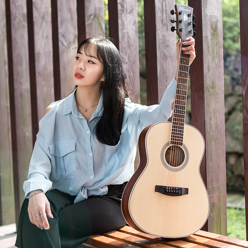 名森民谣吉他初学者新手入门旅行吉它男女生儿童木吉他