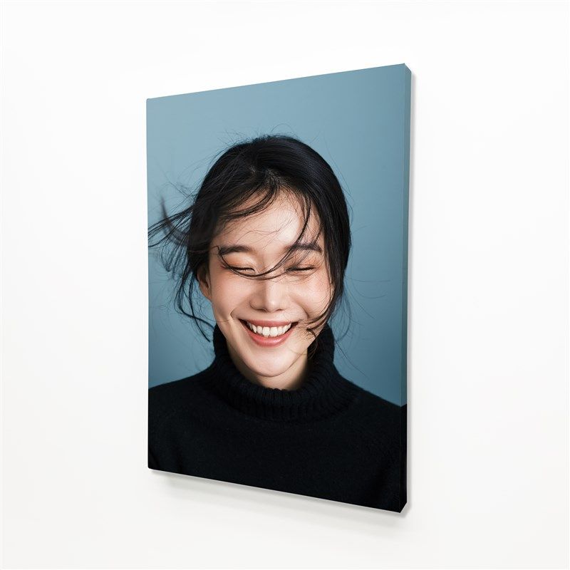 无框画定制婚纱照摄影相片级油画布艺术微喷打印照片放大挂墙