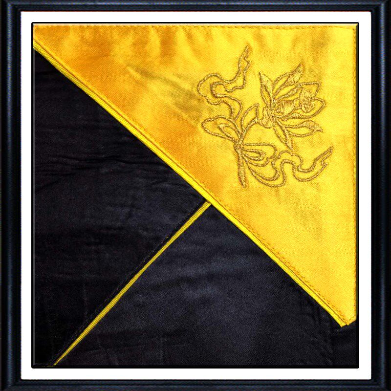 佛堂用品龙具九龙具拜具莲俱法事法会刺绣卧具亚光布青龙俱