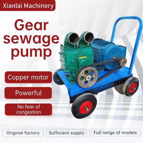 Slurry pump for cross-border farm Cow dung gear sewage pump