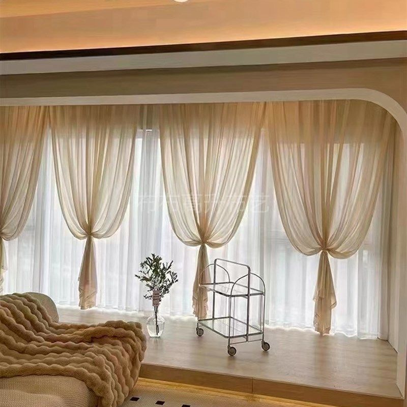 成都测量安装办公家用窗纱窗帘防刮客厅飘窗书房纱帘透光透人,居家布艺,窗纱,淘宝优惠券,粉丝福利购,淘宝优惠卷