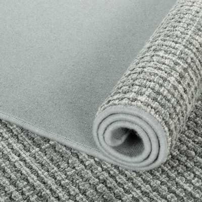 柏格丨羊毛混纺客厅地毯意式简纯色条纹茶几毯卧室满铺尺