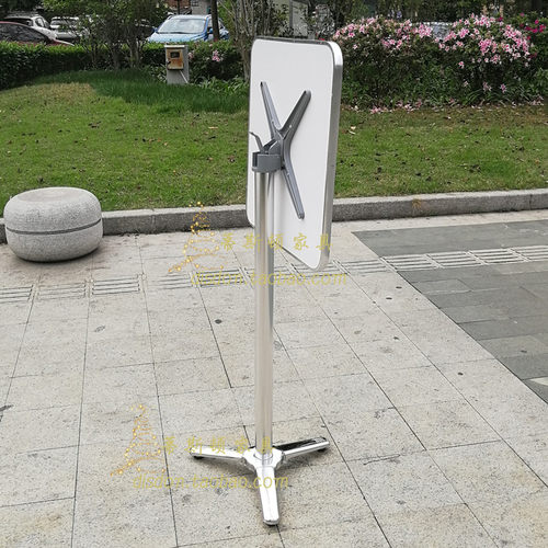 重底脚酒吧散台婚庆宴会鸡尾酒桌折叠小方吧台高脚圆桌