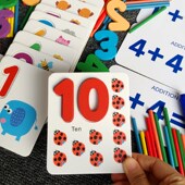 幼儿数学启蒙教材思维教具宝宝第一阶段幼儿园算数儿童早教训练