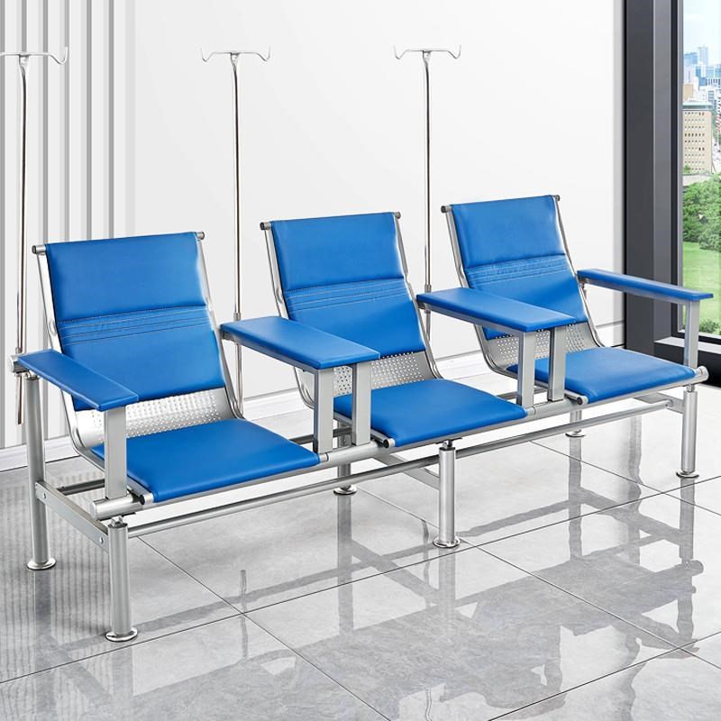 输液椅点滴椅医院诊所用单人三人位吊针椅排椅卫生室候诊等候工厂