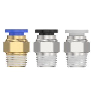 气管快插铜接头直通外螺纹外丝元件快接气源接头