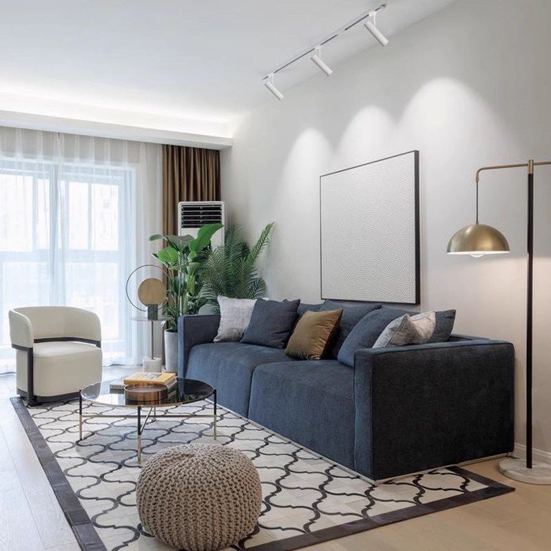 爱斯兰LD轨道瓦节能头三头客厅室内家用明装滑轨灯