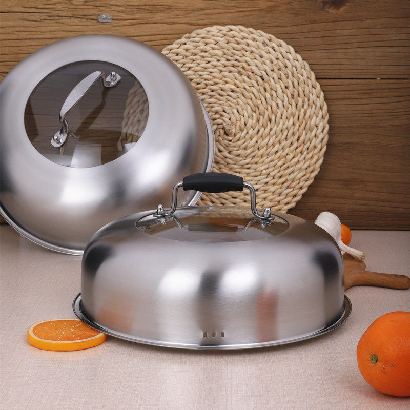 蒸锅锅盖食品级加盖子铁锅炒锅盖汤锅电饭锅盖子盖