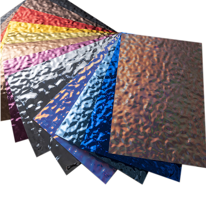 水波纹膜仿不锈钢金属塑料装饰波纹板吊顶婚礼商业背景拍照波浪膜