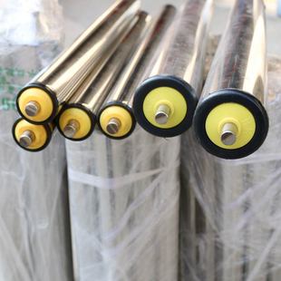 定制流水线滚筒托辊包胶辊筒无动力滚轮输送机滚轴厂家