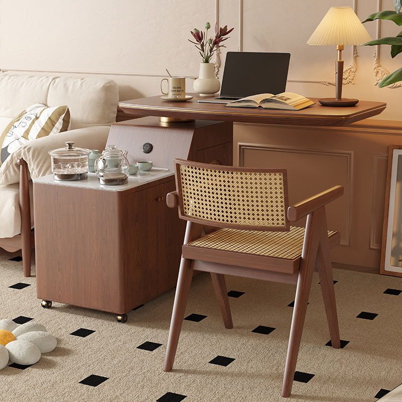 法式实木茶车小户型书房客厅沙发茶台边柜复古风家用阳台茶桌,住宅家具,家用茶台/茶桌,淘宝优惠券,粉丝福利购,淘宝优惠卷