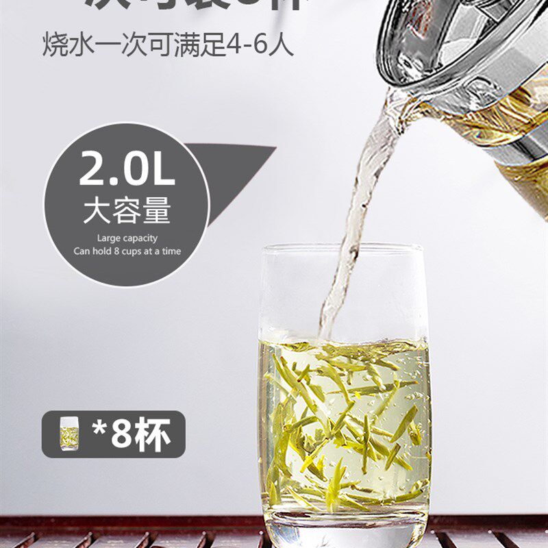 养生壶家用多功能加厚玻璃全自动恒温防糊底防溢大容量升煮茶器