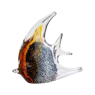 邸高家居 公寓样板间客厅桌面琉璃龟富贵鱼摆件 海洋题装饰搭配