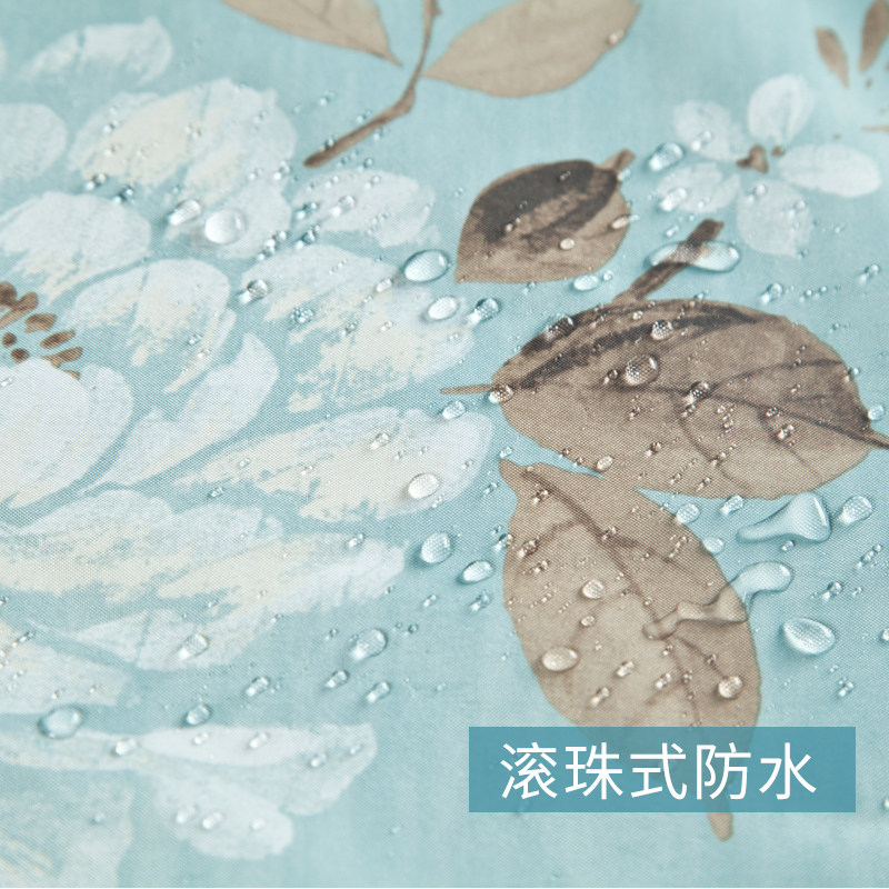 之巅涤纶布浴室浴帘加厚防水帘布浴室挂帘帘子
