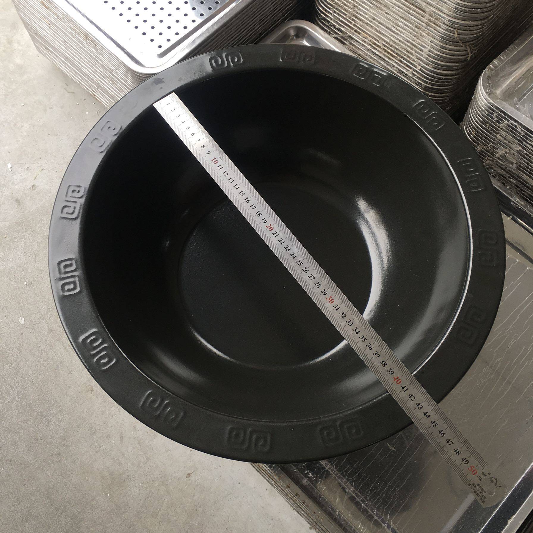 鱼火锅锅 美蛙鱼头大号锅 肥肠鱼锅加深铁锅粘珐珐水煮鱼锅