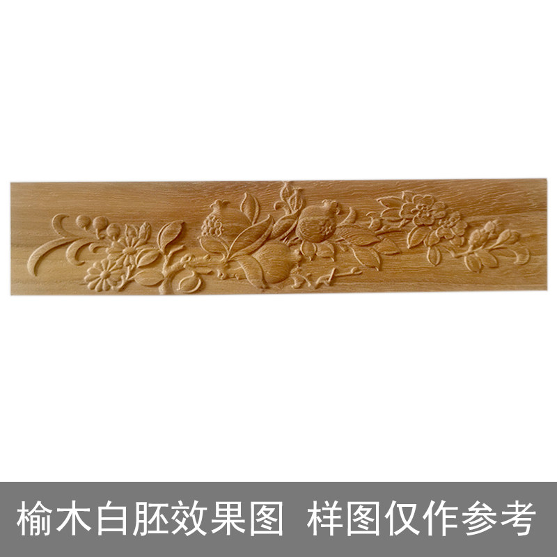 实木家居木雕饰浮雕木板画 榴家俱边木柜门新壁挂画