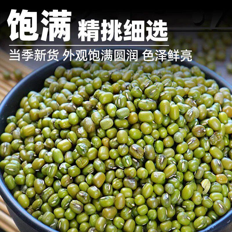 东北绿豆新鲜可发新货芽易煮出沙农家解暑绿豆汤薄皮冰沙粗粮