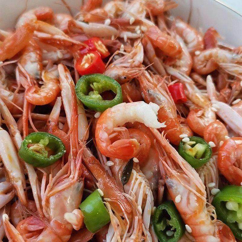 夹板虾鲜活冷狗虾一大箱新鲜海鲜熟食虾仔嘎巴虾米零食补钙乾货