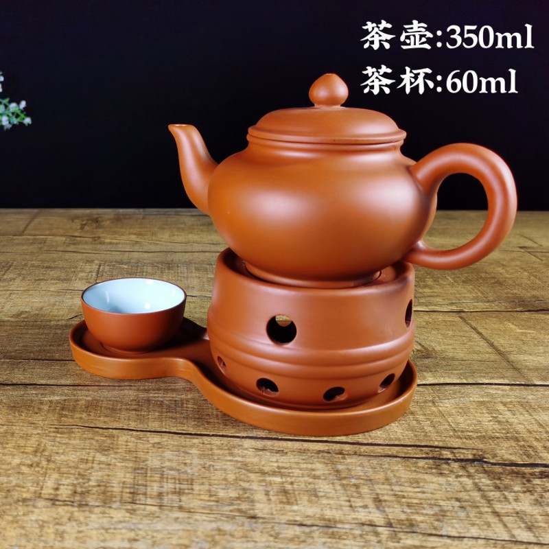 酒店茶楼氏功夫汤紫砂壶养生带炉保温炖汤壶
