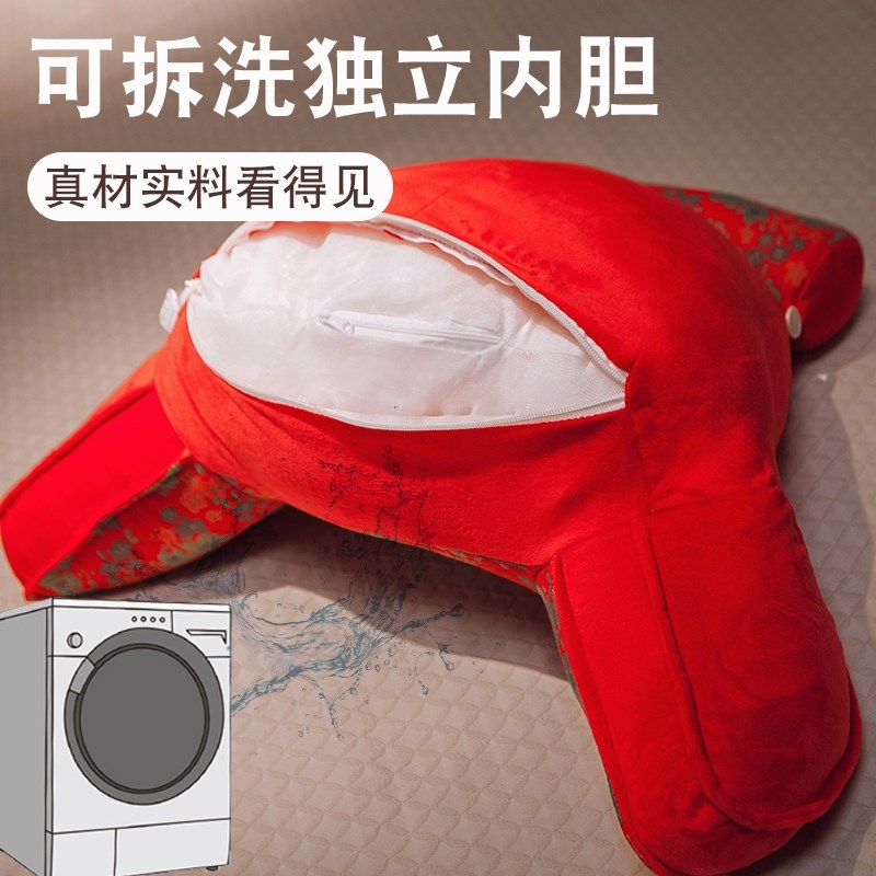 靠枕床靠垫大靠背孕妇沙发抱枕宿舍床上看书护颈护腰玩手枕