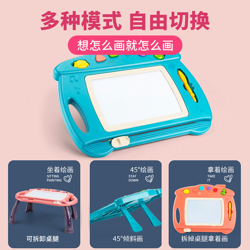 画板儿童家用涂色画画板擦写字板岁宝宝幼儿涂鸦磁性画板,玩具/童车/益智/积木/模型,画板,淘宝优惠券,粉丝福利购,淘宝优惠卷