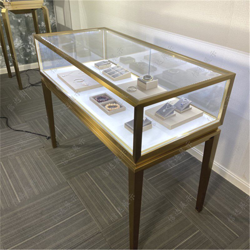 珠宝展示柜首饰柜台玉器翡翠展柜饰品柜台柜子北京