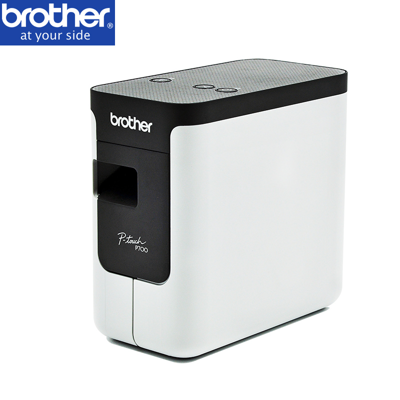 兄弟标签机PT-P700线缆标签打印机酒店铭牌胸牌固定资产管理条码P