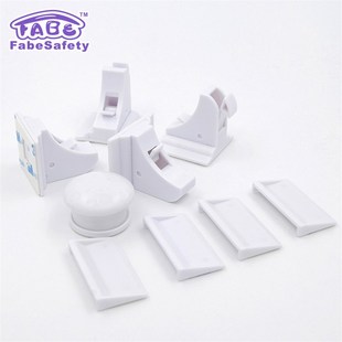 免打孔柜门多功能安全锁儿童磁力锁宝宝防护橱柜抽屉锁厂家直营