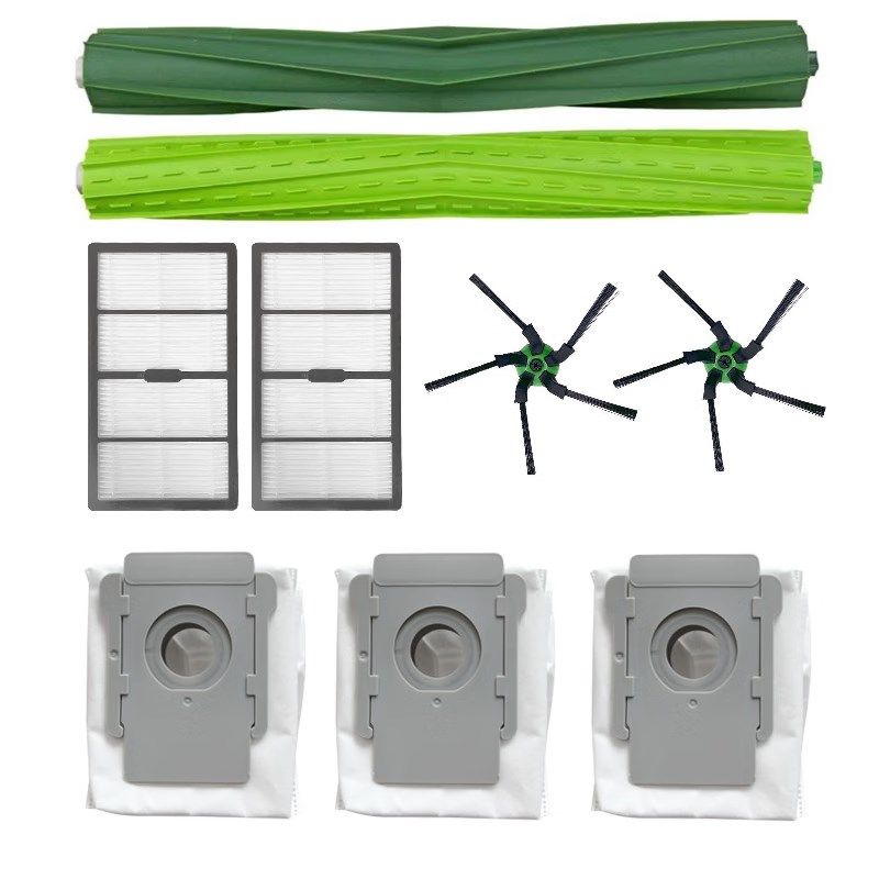 适配ioot 9  9+艾罗伯特扫地机器人滚刷边刷尘袋芯