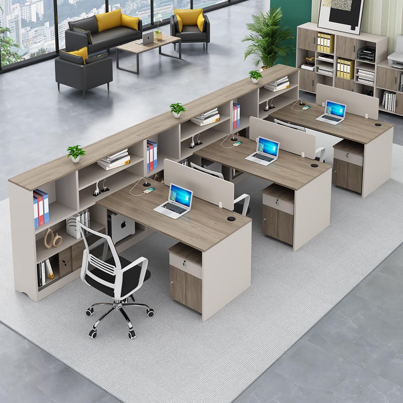 办公桌椅现代家具创意人位屏风隔断职员桌人位员工职位
