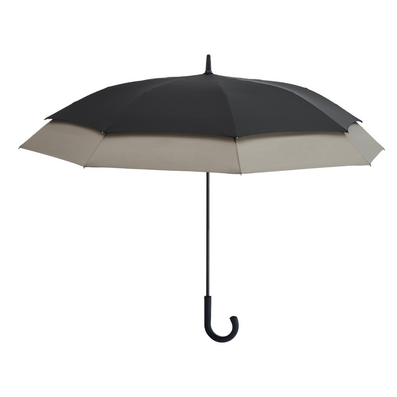 珍妮直长雨伞层加固加大男士抗风防雨自动伞