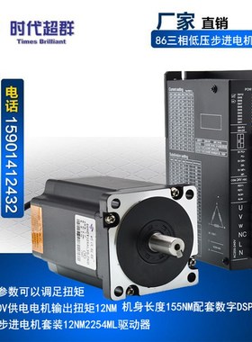 三相高压步进电机装 驱动器电压交流机身长MMnm钻床