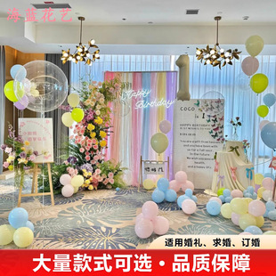 饰配套kt板 婚礼布置kt板婚纱首饰橱窗商务活动装 新款 ins风格