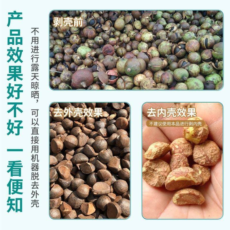 茶籽剥QTK壳机全自动大型干茶果去皮机湿用脱壳机小型油茶家去果