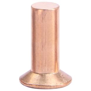 5MM GB869沉头敲钉实心紫铆铜铆钉手打击铜式 铆钉厂家2MM 3MM 4MM