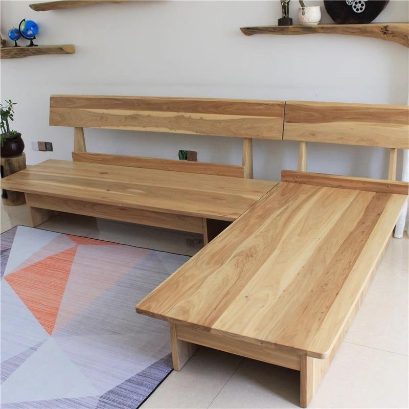 新式家位用设计白蜡木发北AL598877欧小户型侘中寂风民宿实沙木双